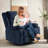 360° swivel Rocker Oversized Recliner Chair Nursery-1497522443