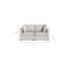 Canapé modulaire 2 pièces Bennett-100389766