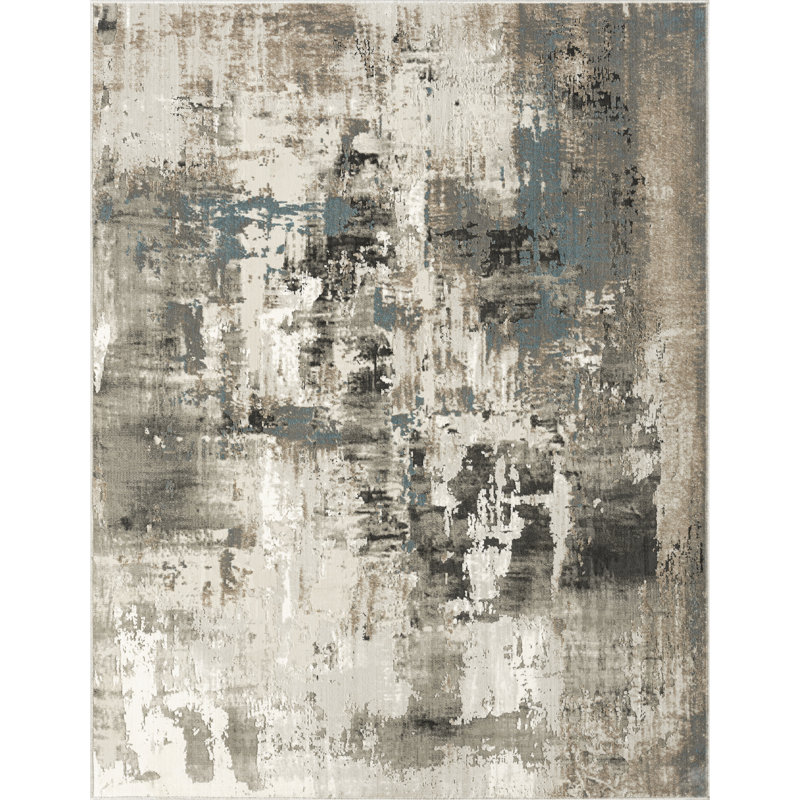 Abstract Indoor Rug, Rectangle 8'7" x 11'6"