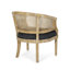 Chaise d'appoint en bois d'hévéa-1984534914