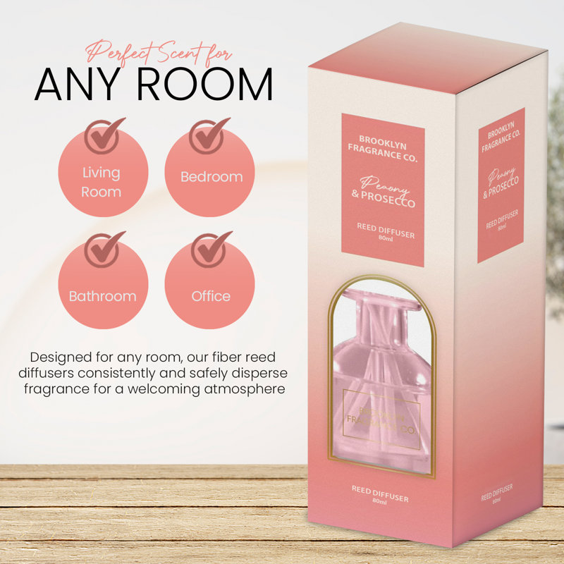 Brooklyn Fragrance Co. Arches Floral Diffuseur - Arôme longue durée - Parfum de qualité supérieure pour la maison - 100 ML 