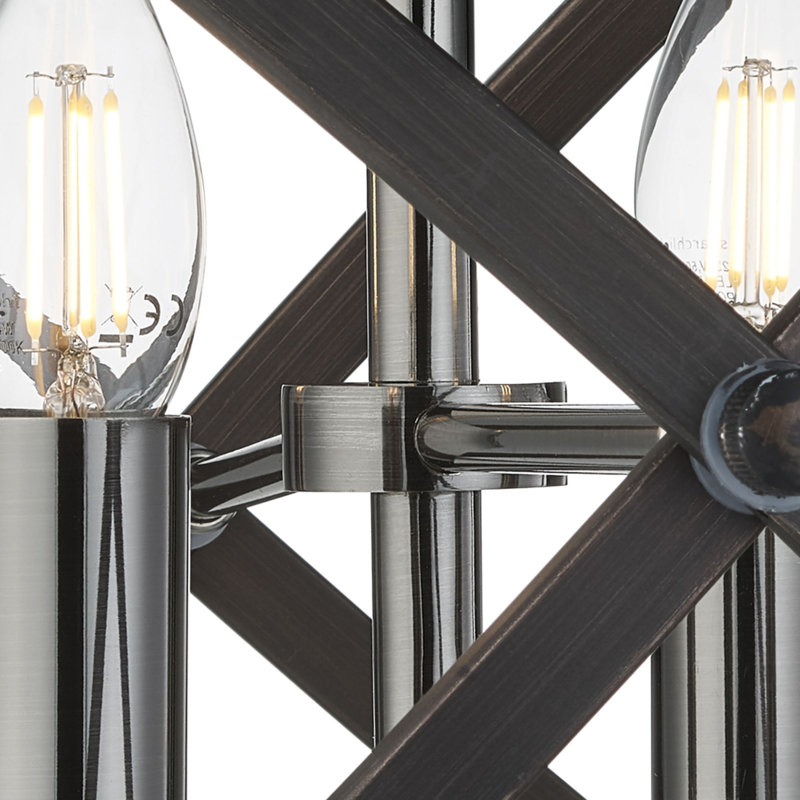 Pauling Semi Flush Mount, Pewter