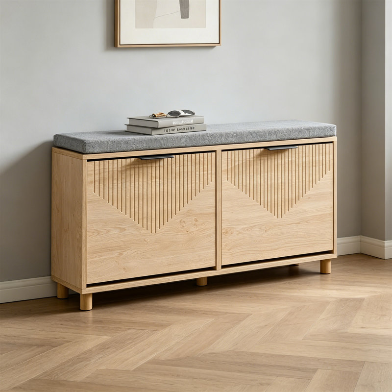 12 Pair Shoe Storage Bench