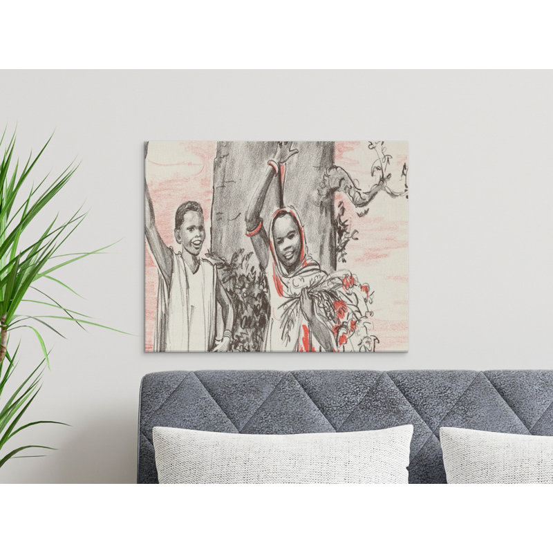 Millan Wrapped Canvas Print Set, 12x9