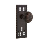Craftsman Plate with Decorative Keyhole and Egg & Dart Door Knob