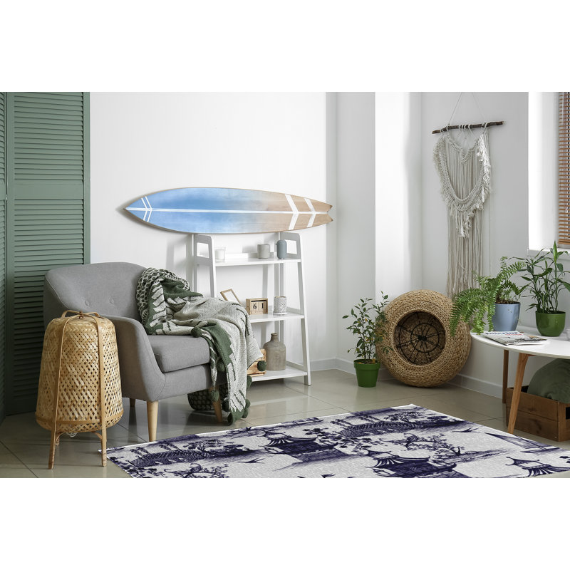 Vibe Chenille Toile Indoor Rug, Rectangle 4' x 6'