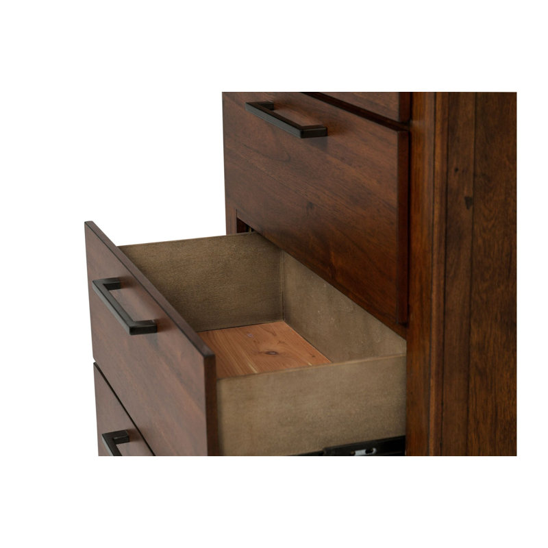 Ensemble de chambre à coucher avec banc de rangement Guthmiller, Brun, Grand