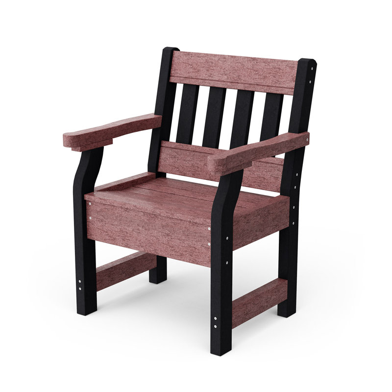 Chaise de jardin Heritage, Bois de cerisier / noir
