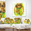 Drôle de chien à l'intérieur d'un sandwich - coussin imprimé animal-30745843-30745839