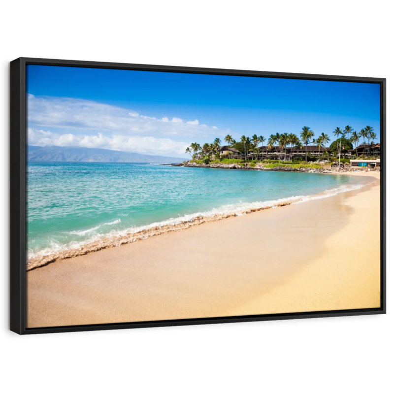 Impression sur toile Napili Bay Paradise, H 13 po x l 19 po