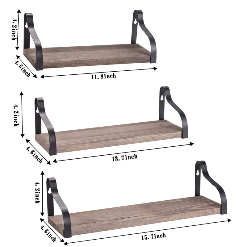 3 Piece Floating Shelf