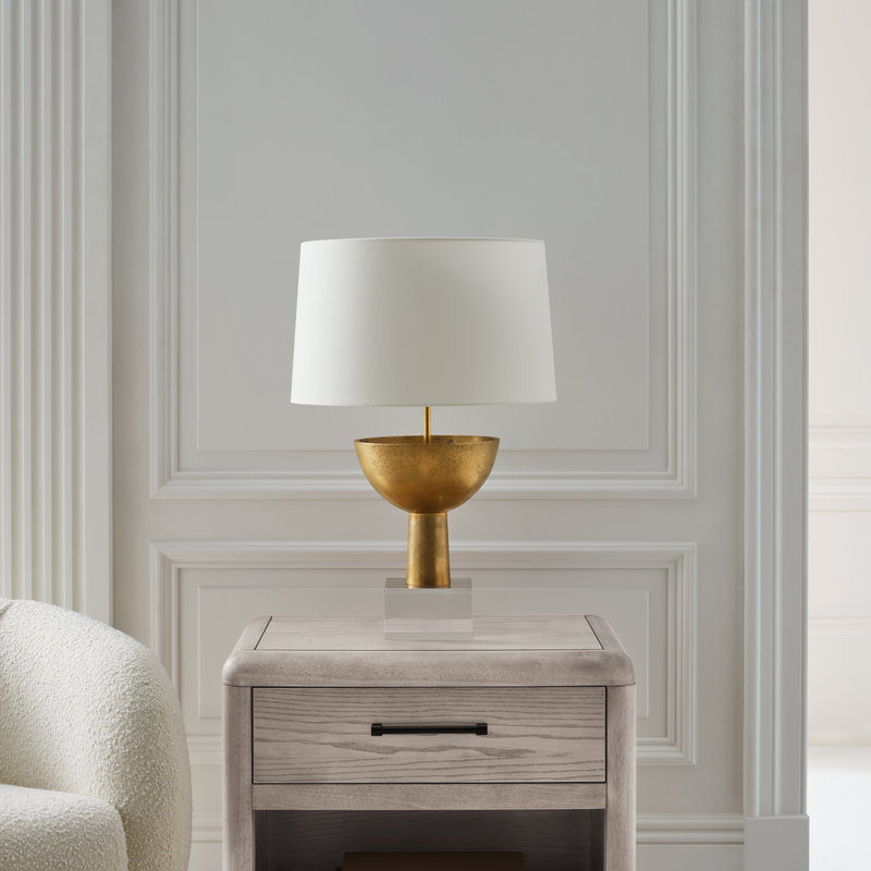 Eadan Table Lamp, Museum Brass