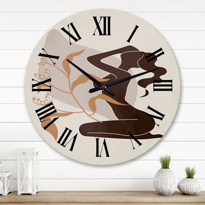 Horloge murale surdimensionnée Boho