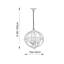 Boston 4 - Light Sphere Pendant