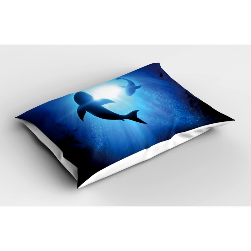 Shark Polyester Sham Set, Twin