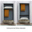 Armoire 2 portes avec tringle et deux tiroirs