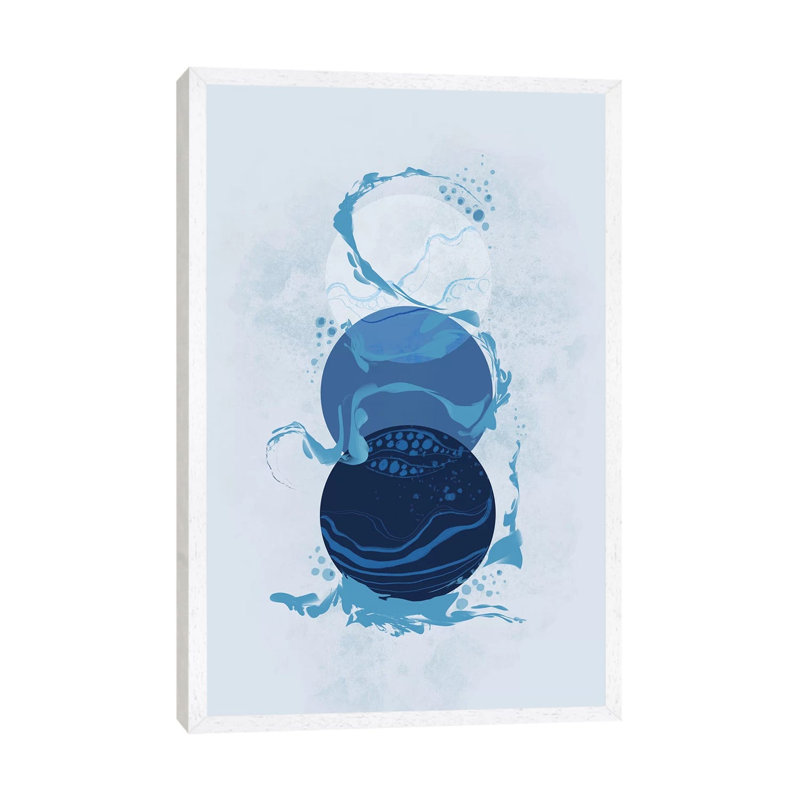 Catch - Print on Canvas, 66.04cm H x 45.72cm W x 3.81cm D, White Floater Framed