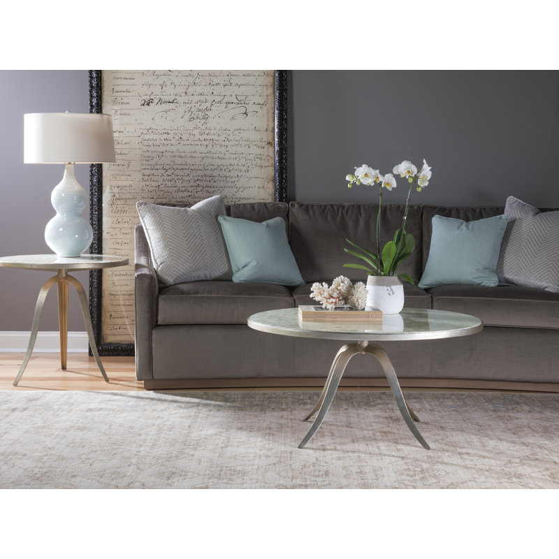 Signature Designs Capiz Round End Table