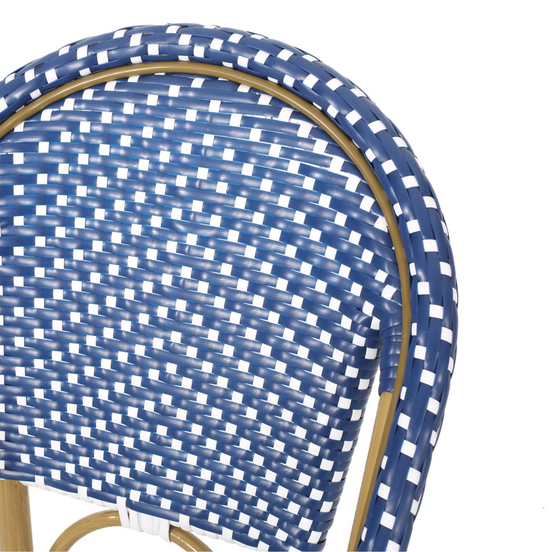 Tabouret de bar 29,5 po Battista, Bleu sarcelle foncé