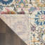 Tapis floral ivoire / jaune / bleu Doyon-740997566