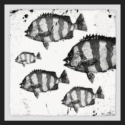 Barred Fish par Julia Posokhova - reproduction de cadre photo