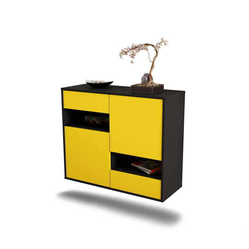 Roseville 92cm Sideboard, Yellow