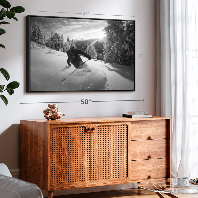 Impression sur toile Snow Snowing, H 29 po x l 43 po