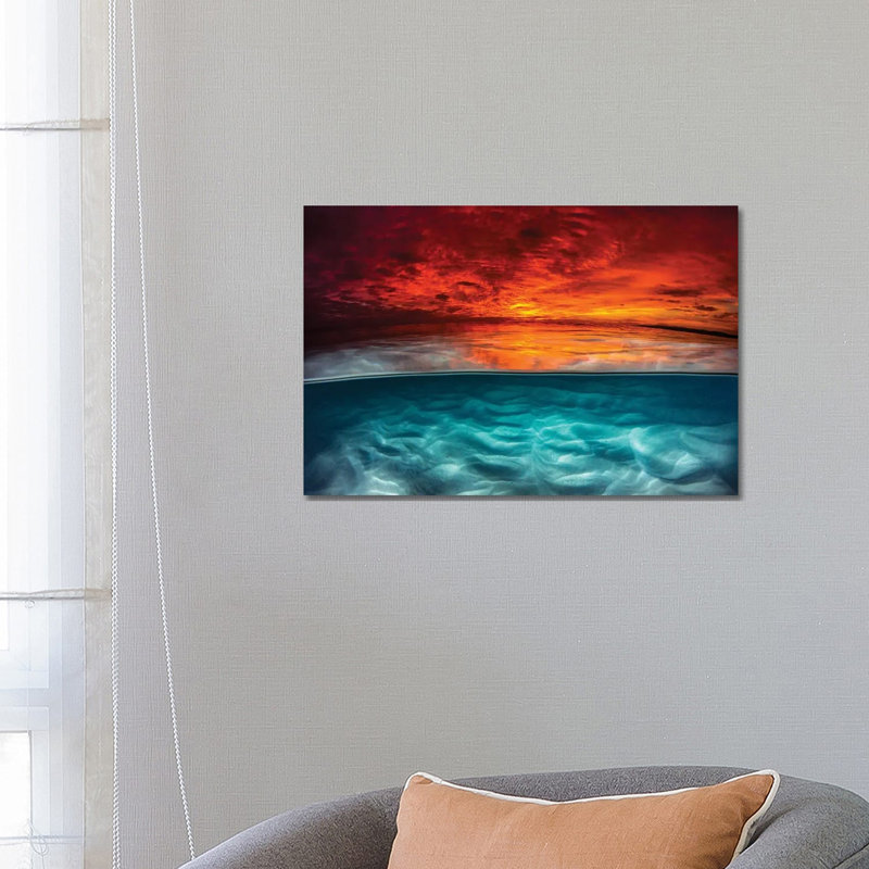 Fire & Ice by Jordan Robins - Wrapped Canvas Gallery-Wrapped Canvas Giclée, 66.04 cm H x 45.72 cm W x 1.91 cm D