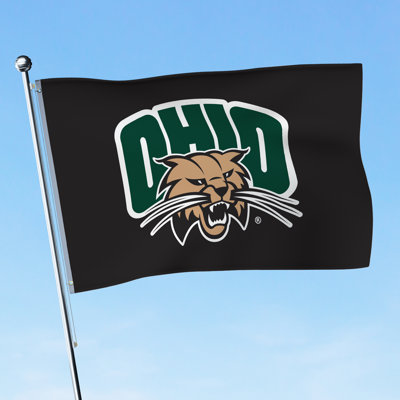 Ohio Bobcats - 5' x 8' Printed Nylon Flag - NCAA Licensed