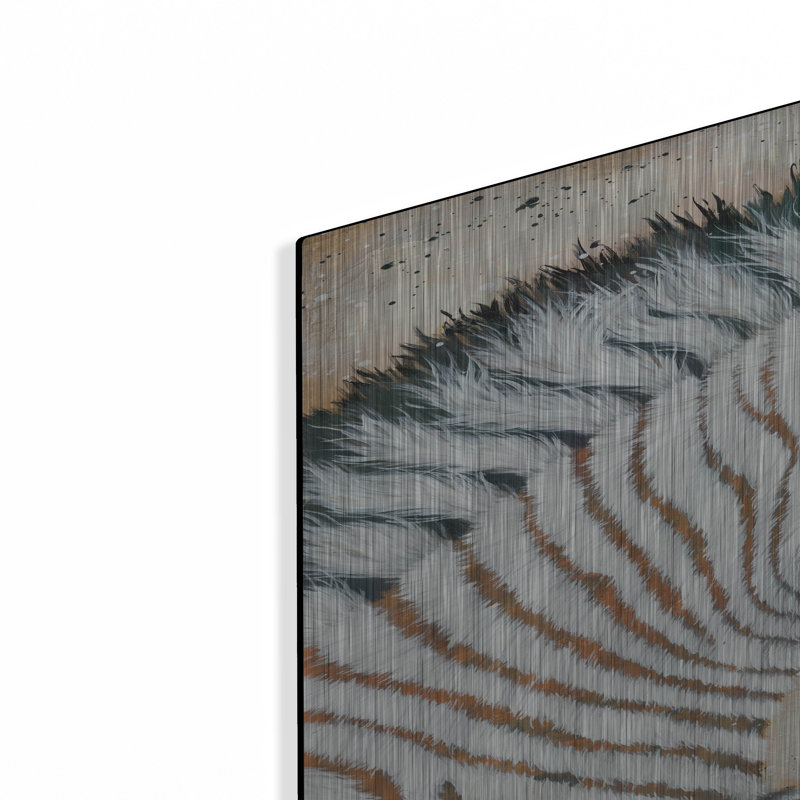 "Savannah Baby" par Britt Hallowell sur métal, H 36 po x l 24 po