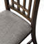 Ensemble de table rectangulaire Karpinski pour 6 personnes avec 4 chaises latérales à dossier en treillis et 1 banc