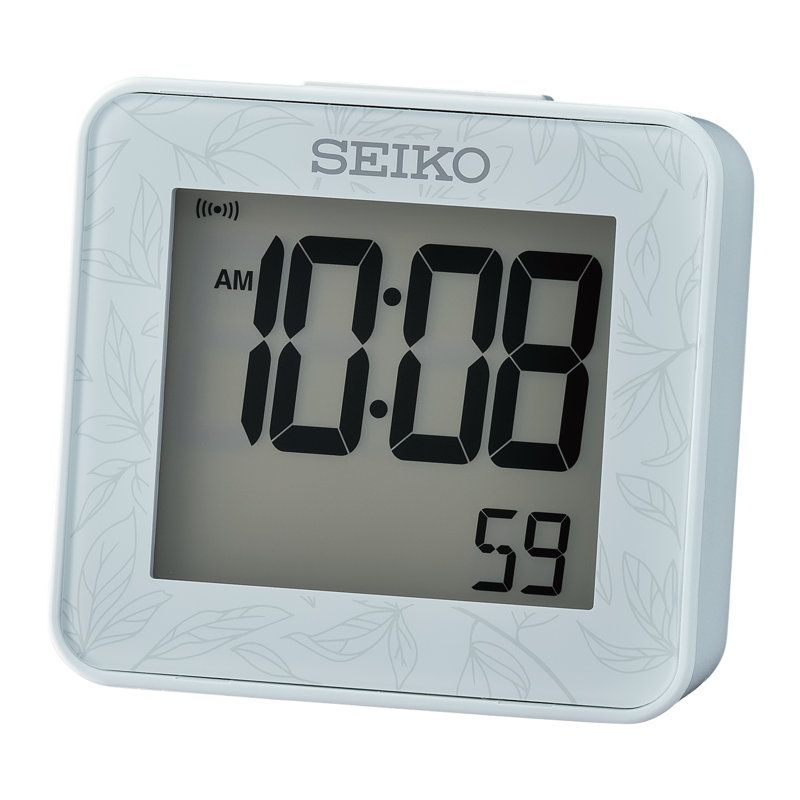 QHL097LLH Modern Digital Alarm Clock, Blue