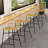 Lirah Counter Stool with Metal Frame