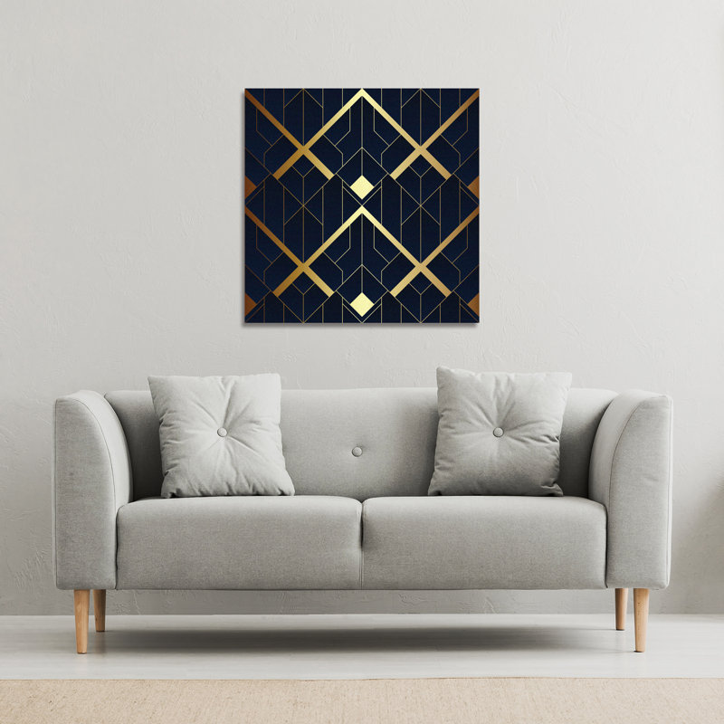 No Title by Andrew Lee - Wrapped Canvas Print, 90cm H x 90cm W x 4cm D