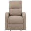 Fauteuil inclinable électrique Kim Camel avec mécanisme à touche unique pour une détente sans effort et des espaces de vie compacts