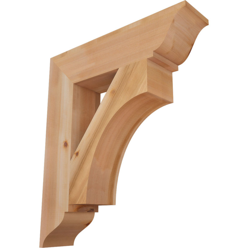 Support traditionnel Westlake, Cèdre rouge de l'Ouest, Lisse, H 30 po x l 5,5 po x P 26 po