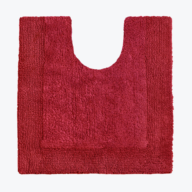 Fredrico Reversible Pedestal Mat, Cranberry