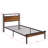 Metal Platform Bed Frame with Wooden Headboard , No Box Spring Needed, Easy Assemble-1668402280-1676829828