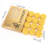 12-Pack Unscented Beeswax Tealight Candles,4 Hours Clean Long Burning