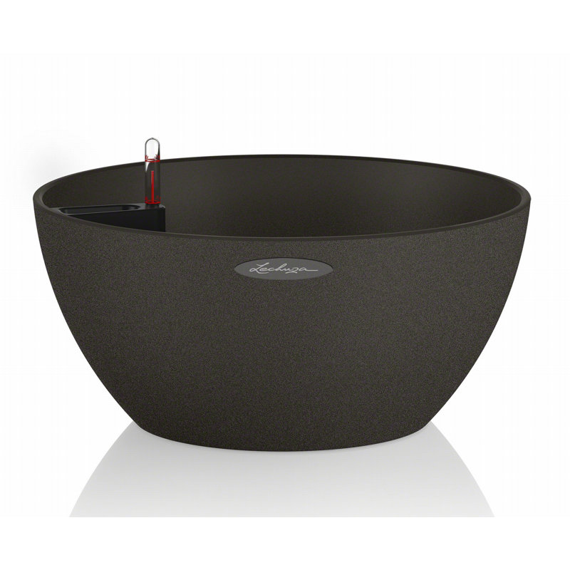 Pot Planter, Black, 18.3cm H x 39.5cm W x 39.5cm D