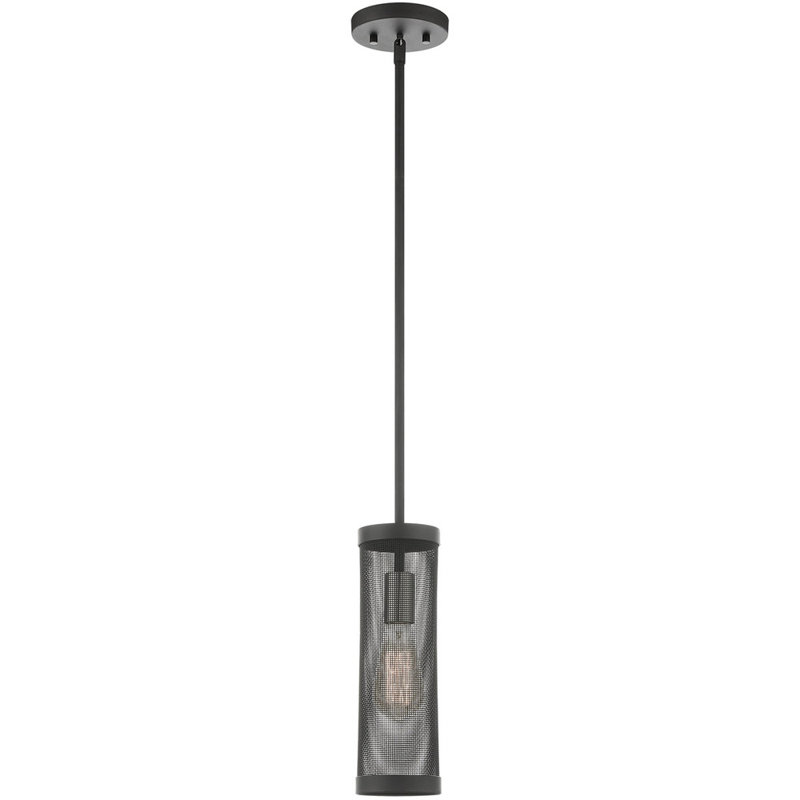 Luminaire suspendu cylindrique 1 lumière