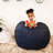 Big Joe Fuf Foam Bean Bag Chair with Removable Cover for Kids, Teens, Cobalt Lenox, Durable Woven Polyester, Large Reading and Gaming Seat-83223335-125119674
