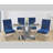 Dostie Glass Top Dining Table