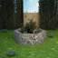 VidaXL Gabion Panier hexagonal, pot en Gabion en acier galvanisé, lit surélevé Gabion pour le jardin, capacité de charge élevée-299438700