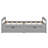 Platform Bed, With Two Drawers-1175836568