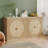 31.5" Wargo With Storage,Set Of 2,Wooden Buffet Cabinet With 2 Buffer Doors And 3 Adjustable Shelves,Suitable For Dining Room,Kitchen,Living Room-653296996-653699776