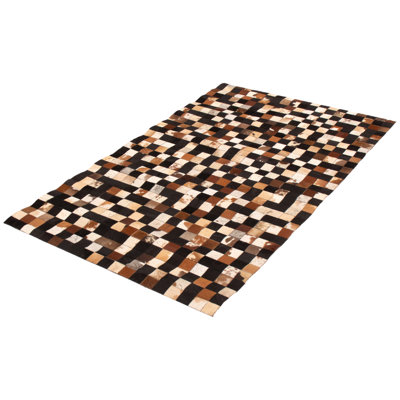 Rochdale Cowhide Checkered Indoor Rug