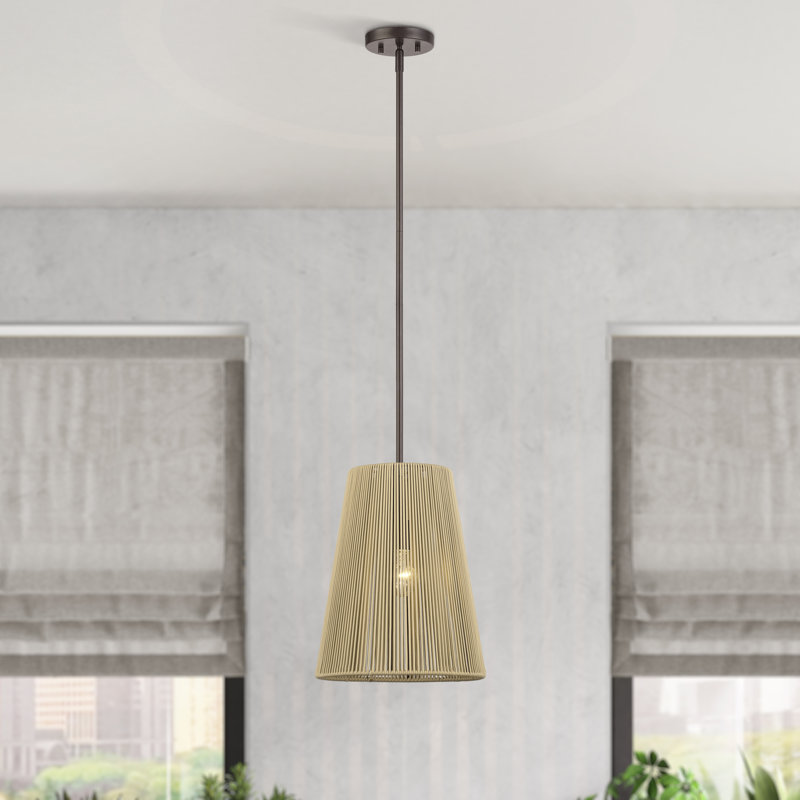 Luminaire suspendu en bronze 1 lumière Aurea