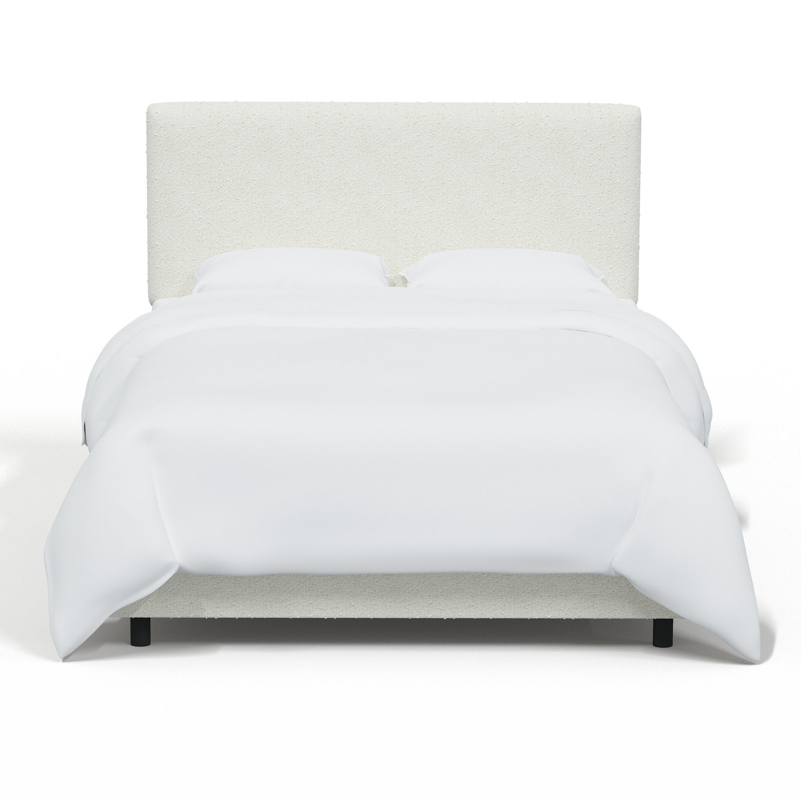 Eisley Upholstered Bed, California King, Classic Snow Boucle