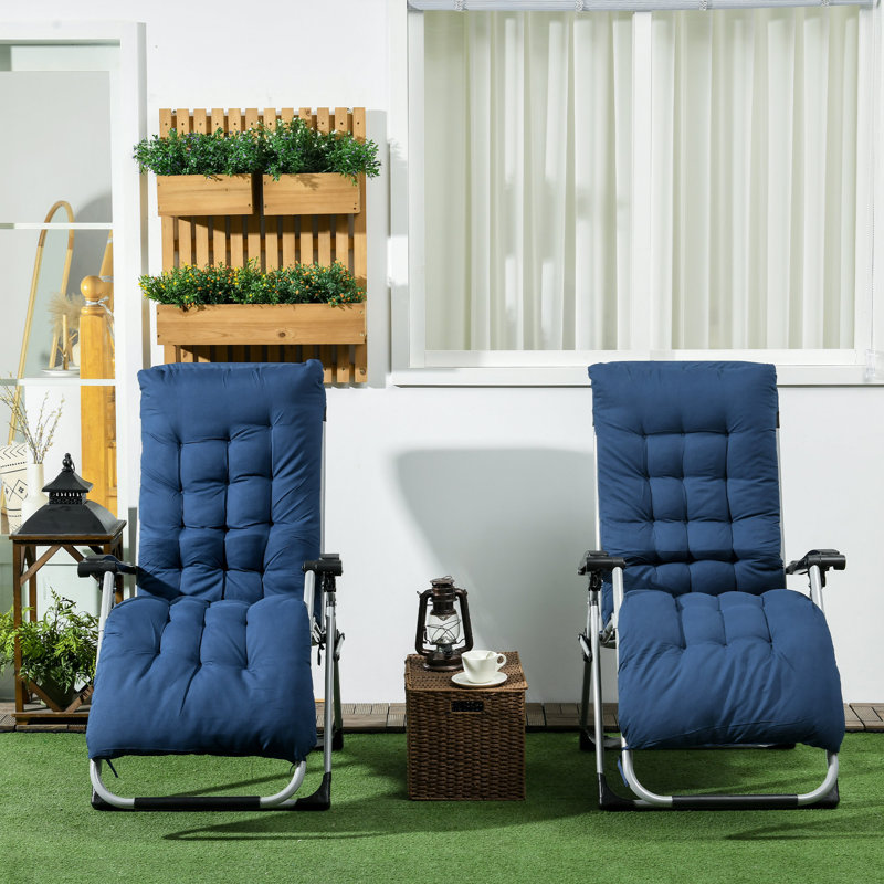 Charnique 90cm Long Reclining Zero Gravity with Cushions